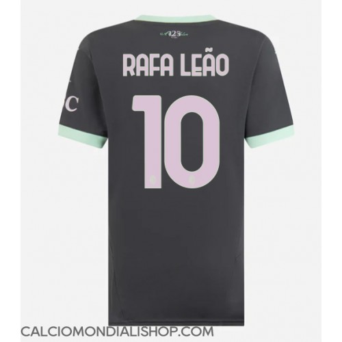 Maglie da calcio AC Milan Rafael Leao #10 Terza Maglia Femminile 2024-25 Manica Corta